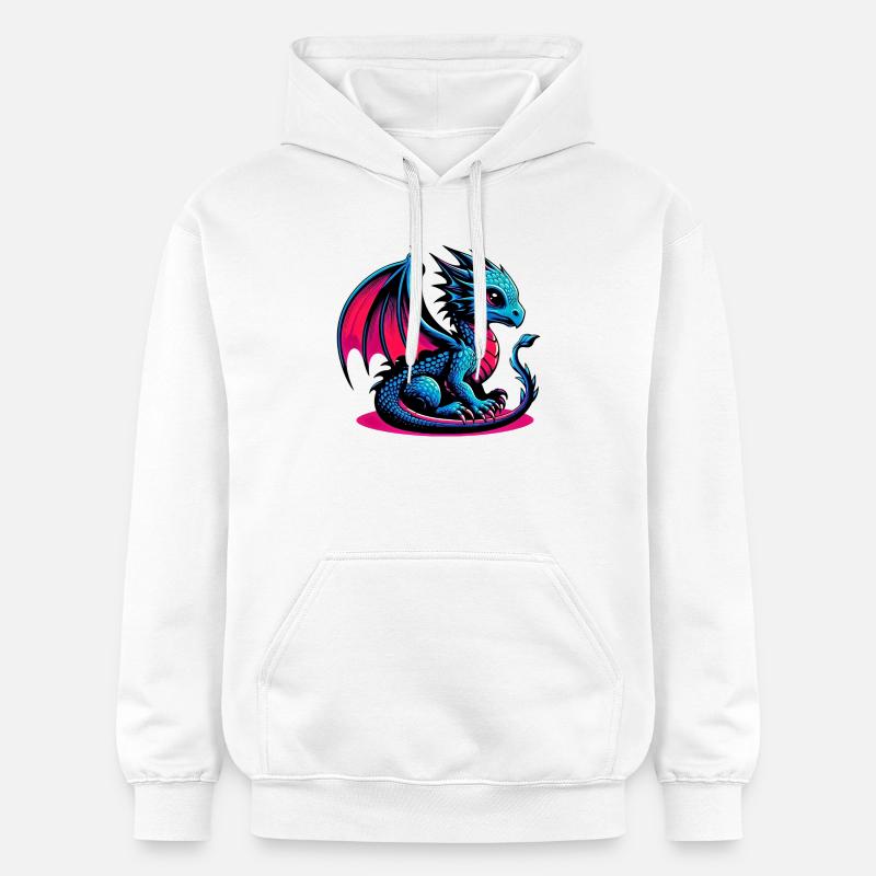 Dragon - Sweat à capuche Softstyle® Gildan Unisexe - blanc