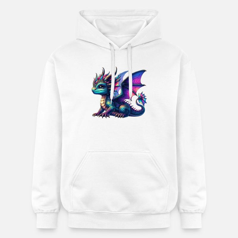 Dragon - Sweat à capuche Softstyle® Gildan Unisexe - blanc