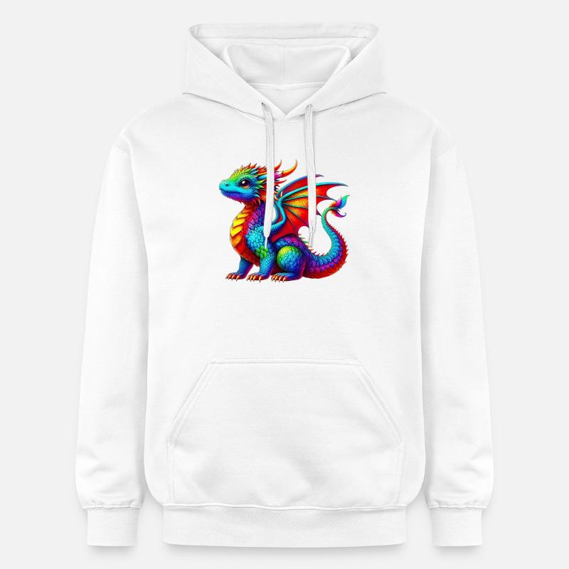 Dragon - Sweat à capuche Softstyle® Gildan Unisexe - blanc