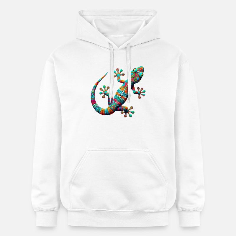 Gecko - Sweat à capuche Softstyle® Gildan Unisexe - blanc