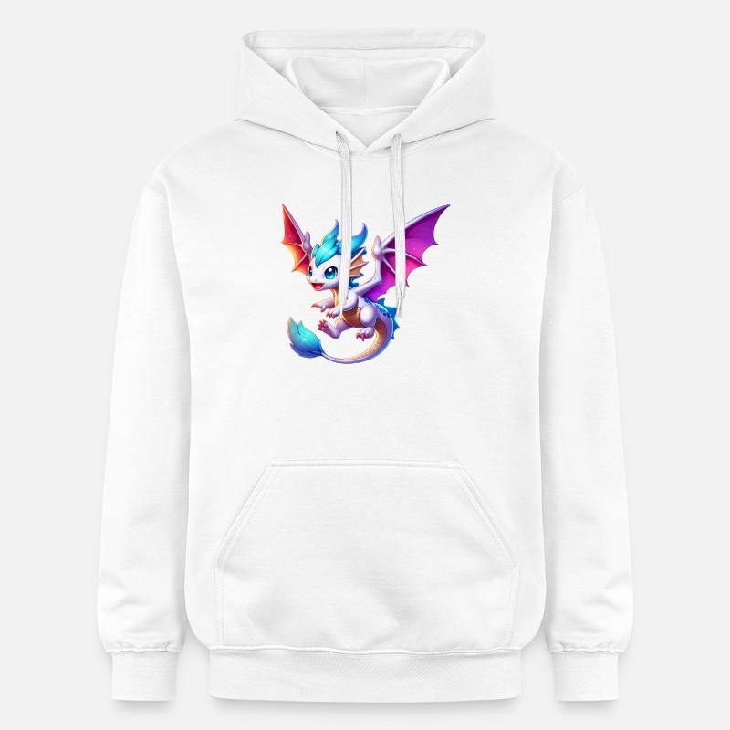 Dragon - Sweat à capuche Softstyle® Gildan Unisexe - blanc