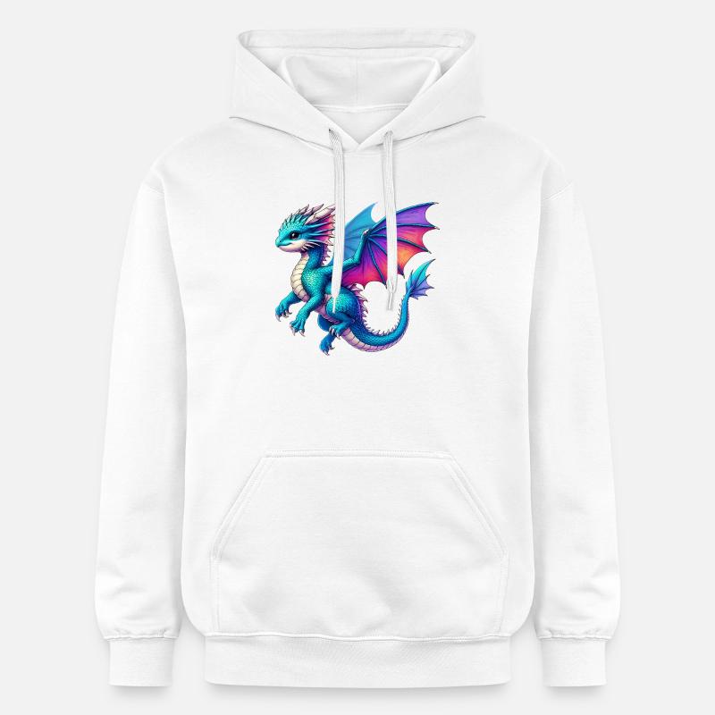 Dragon - Sweat à capuche Softstyle® Gildan Unisexe - blanc