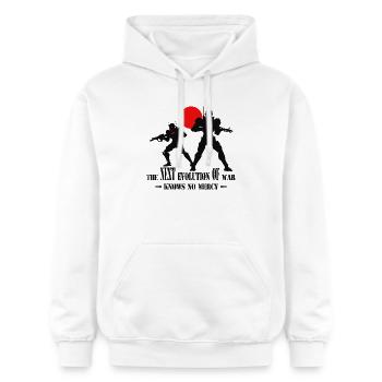 Ai Combat Robot - Gildan Unisex Softstyle® Midweight Hoodie - white - Front - Liana (172cm) & Jaron (178cm)