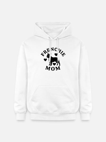Frenchie_MomFrenchie Mom - Gildan Unisex Softstyle® Midweight Hoodie - white