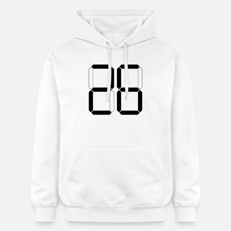 NUMÉRO 26 Vingt-six Cadeaux Numériques - Sweat à capuche Softstyle® Gildan Unisexe - blanc