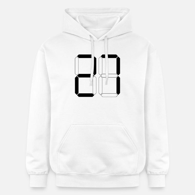 NUMÉRO 27 Vingt-sept Cadeaux Numériques - Sweat à capuche Softstyle® Gildan Unisexe - blanc