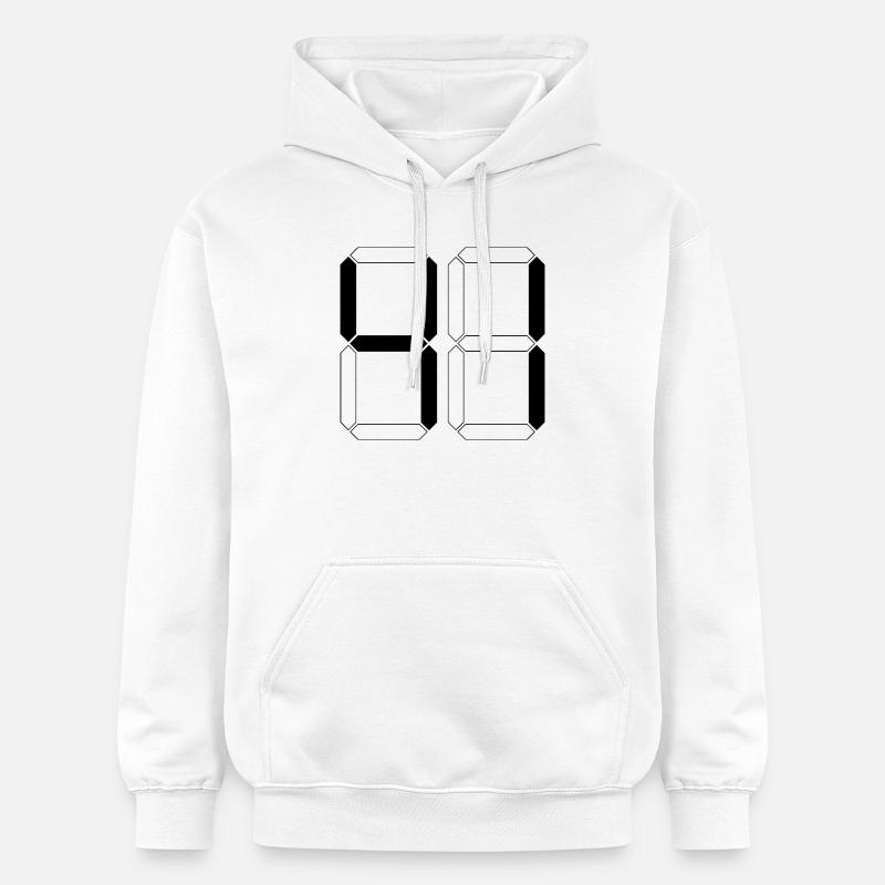 NUMÉRO 41 Quarante-et-Un Cadeaux Numériques - Sweat à capuche Softstyle® Gildan Unisexe - blanc