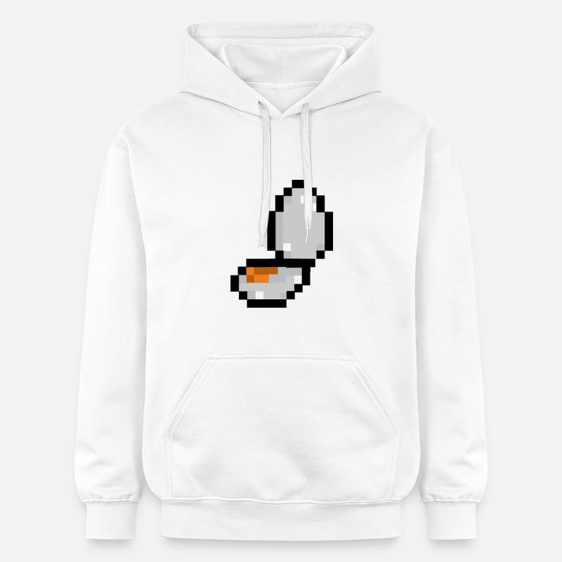 Pixel Egg - Sweat à capuche Softstyle® Gildan Unisexe - blanc