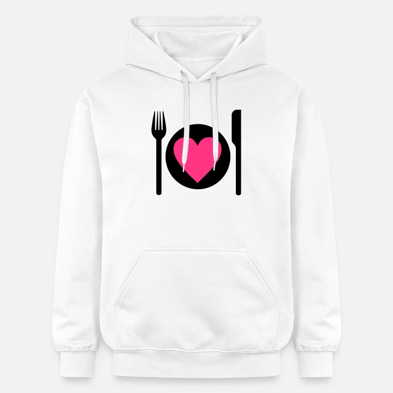 manger - Sweat à capuche Softstyle® Gildan Unisexe - blanc