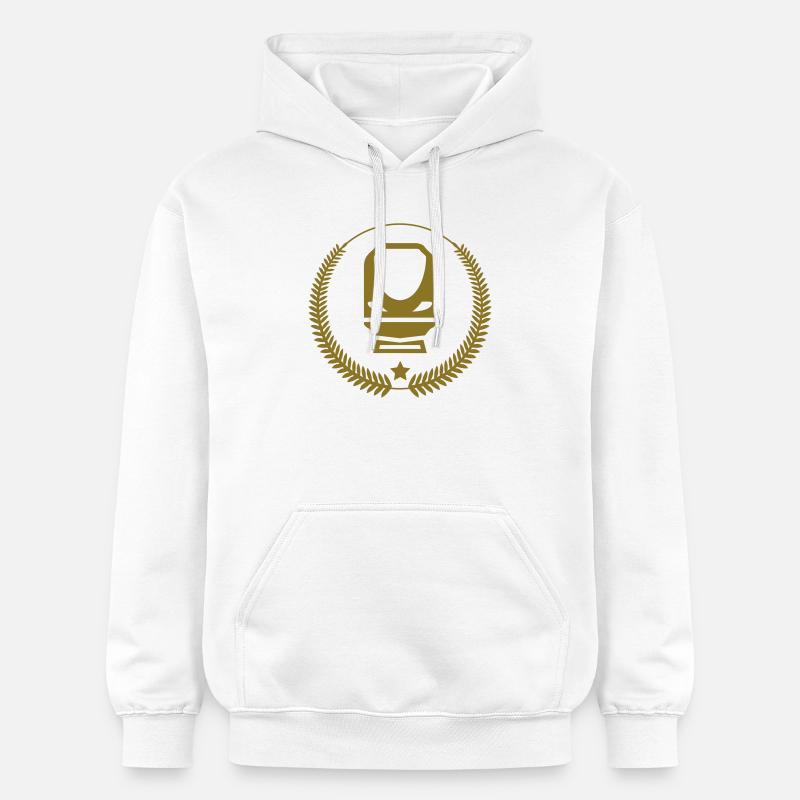 Cheminot / Chemin de fer / Train / Metro - Sweat à capuche Softstyle® Gildan Unisexe - blanc