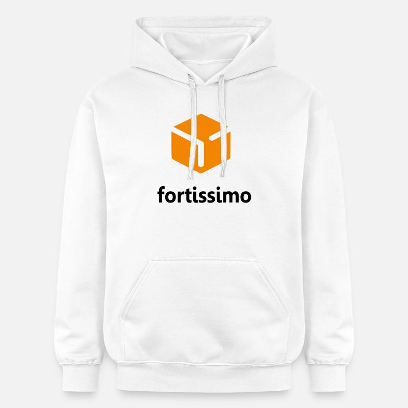 Fortissimo - Sweat à capuche Softstyle® Gildan Unisexe - blanc