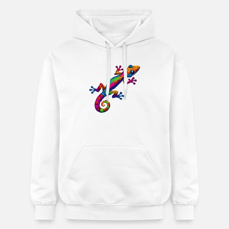 Gecko - Sweat à capuche Softstyle® Gildan Unisexe - blanc