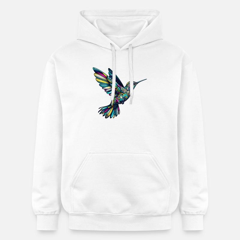 Colibri - Sweat à capuche Softstyle® Gildan Unisexe - blanc