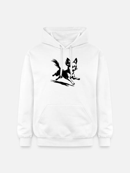 Chihuahua - Gildan Unisex Softstyle® Midweight Hoodie - white