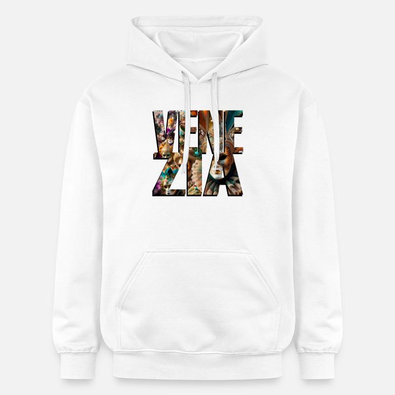 VENISE - Sweat à capuche Softstyle® Gildan Unisexe - blanc