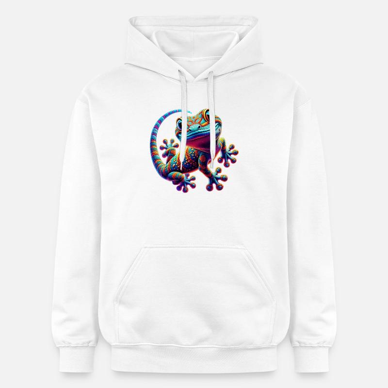Gecko - Sweat à capuche Softstyle® Gildan Unisexe - blanc