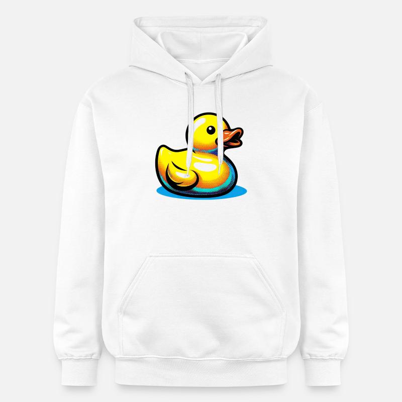 Caneton Canard Canard Canard - Sweat à capuche Softstyle® Gildan Unisexe - blanc