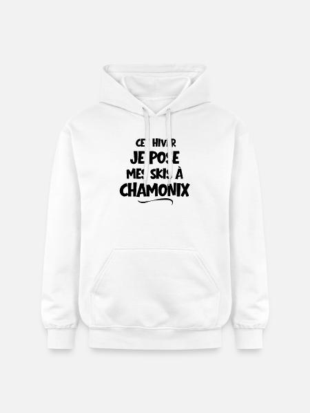 Skigebiete, Skifahrer, Skifahrer - Gildan Unisex Softstyle® Midweight Hoodie - Weiß