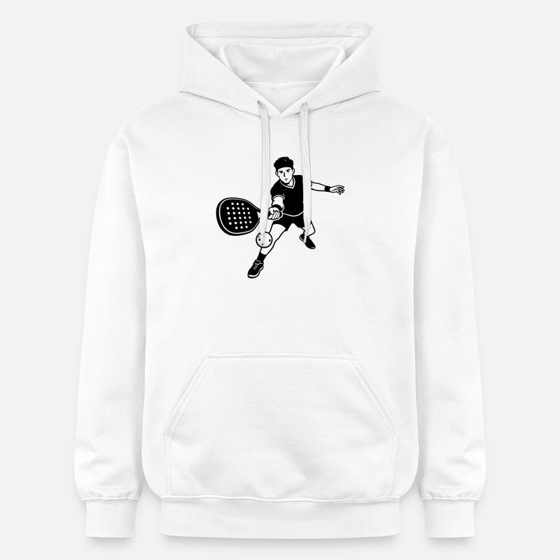 Pickleball - Sweat à capuche Softstyle® Gildan Unisexe - blanc