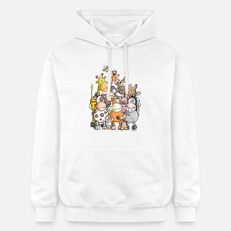 Tas géant de l'animal - Sweat à capuche Softstyle® Gildan Unisexe - blanc