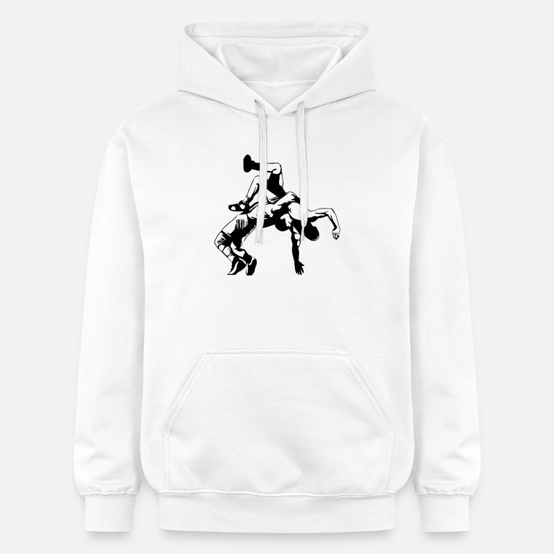Lutteur - Sweat à capuche Softstyle® Gildan Unisexe - blanc