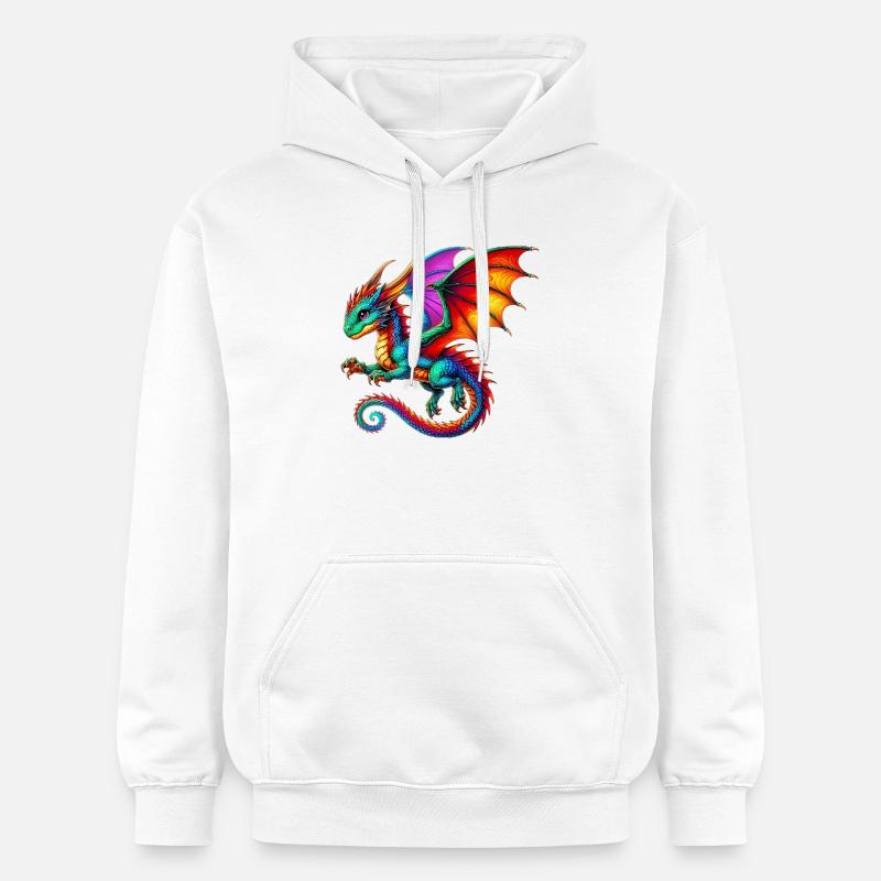 Dragon - Sweat à capuche Softstyle® Gildan Unisexe - blanc