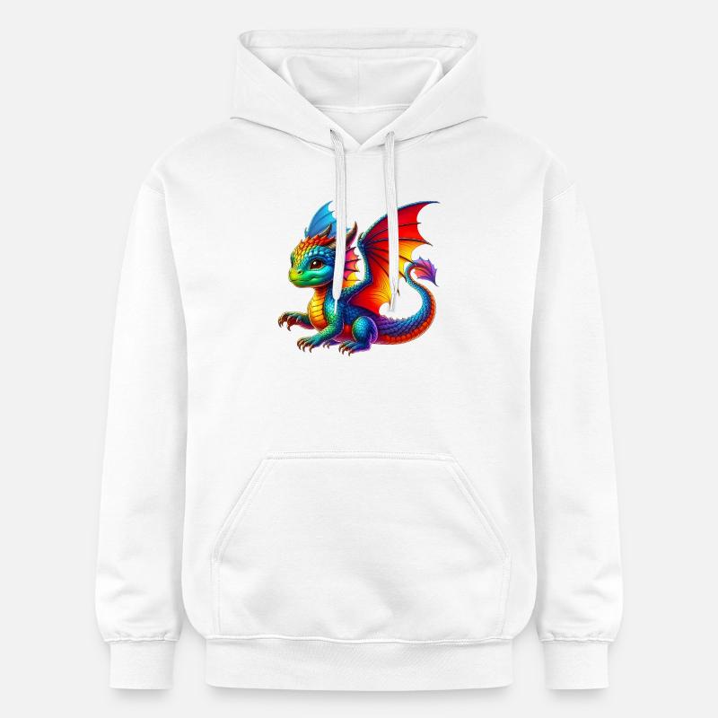 Dragon - Sweat à capuche Softstyle® Gildan Unisexe - blanc