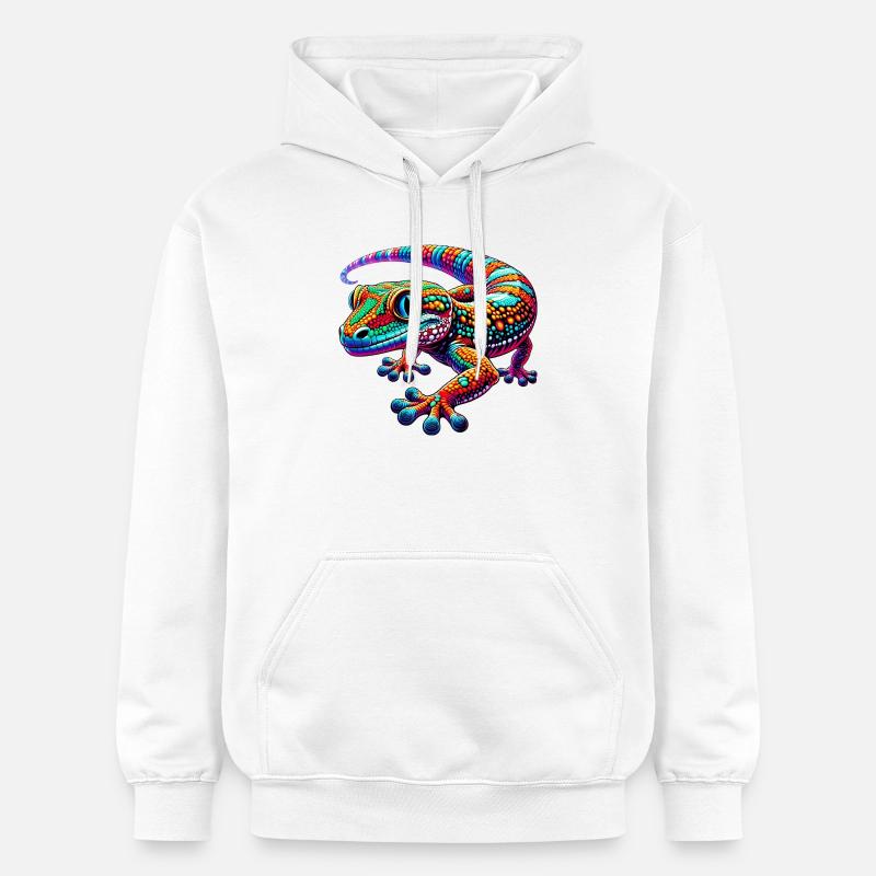 Gecko - Sweat à capuche Softstyle® Gildan Unisexe - blanc