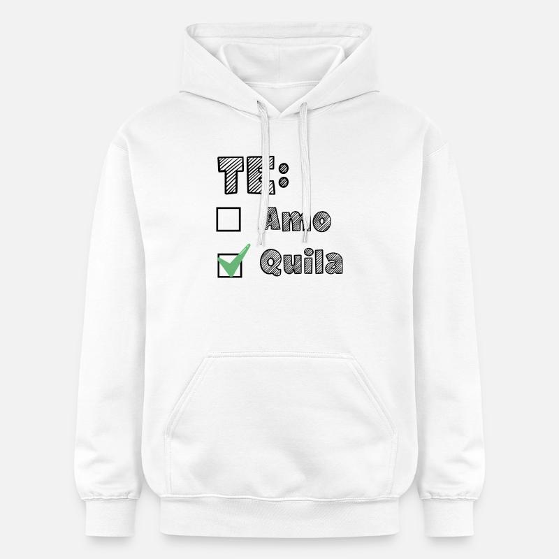 Te AmoTequila - Sweat à capuche Softstyle® Gildan Unisexe - blanc