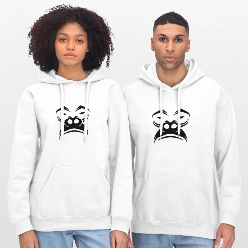 Grumpy Gorilla – Monkeys Silverback Jungle Gildan Unisex Softstyle® Midweight Hoodie