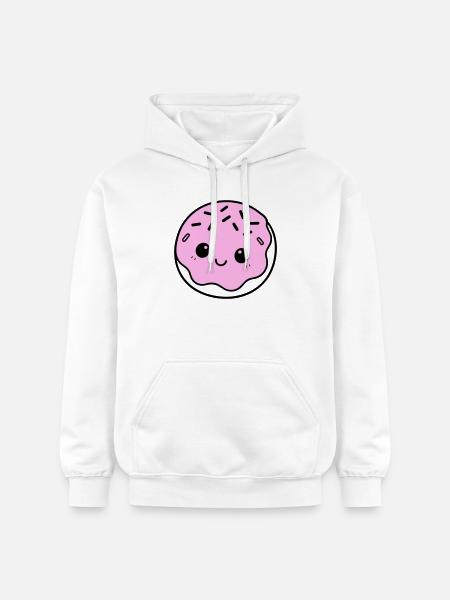 Donut mignon - Sweat à capuche Softstyle® Gildan Unisexe - blanc