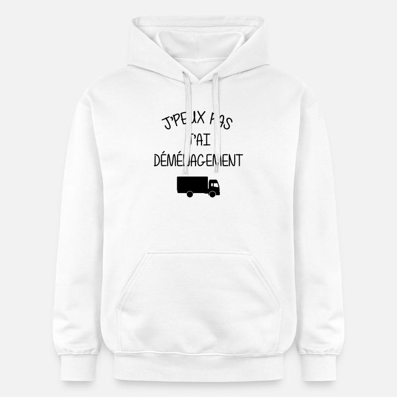 frachtführer / möbelpacker / mover / bewegen - Gildan Unisex Softstyle® Midweight Hoodie - Weiß