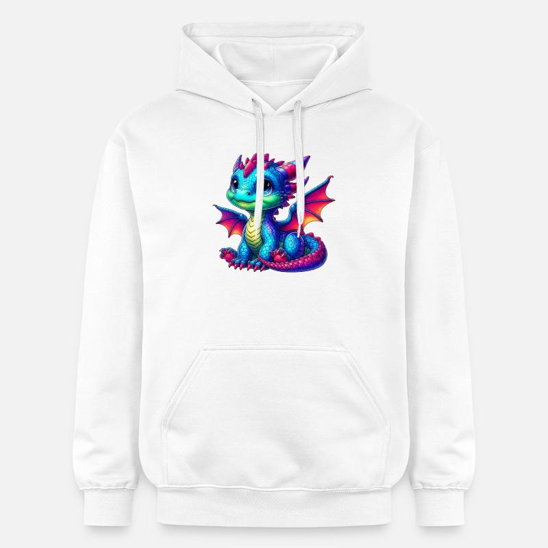Dragon - Sweat à capuche Softstyle® Gildan Unisexe - blanc