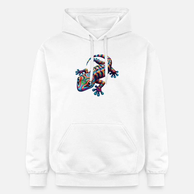 Gecko - Sweat à capuche Softstyle® Gildan Unisexe - blanc