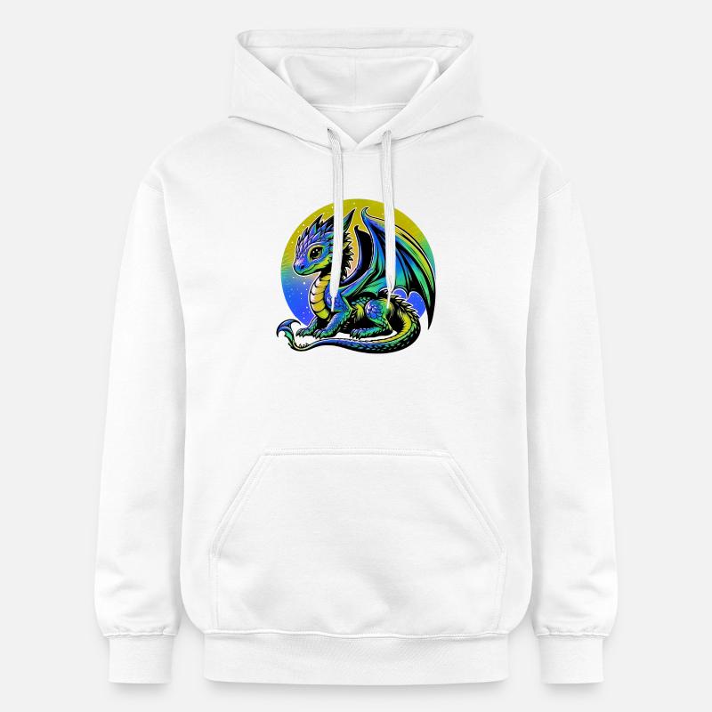 Dragon - Sweat à capuche Softstyle® Gildan Unisexe - blanc