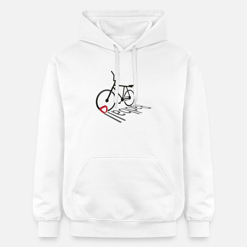 Cyclisme, Cyclball, Cyclisme en salle, Évolution - Sweat à capuche Softstyle® Gildan Unisexe - blanc