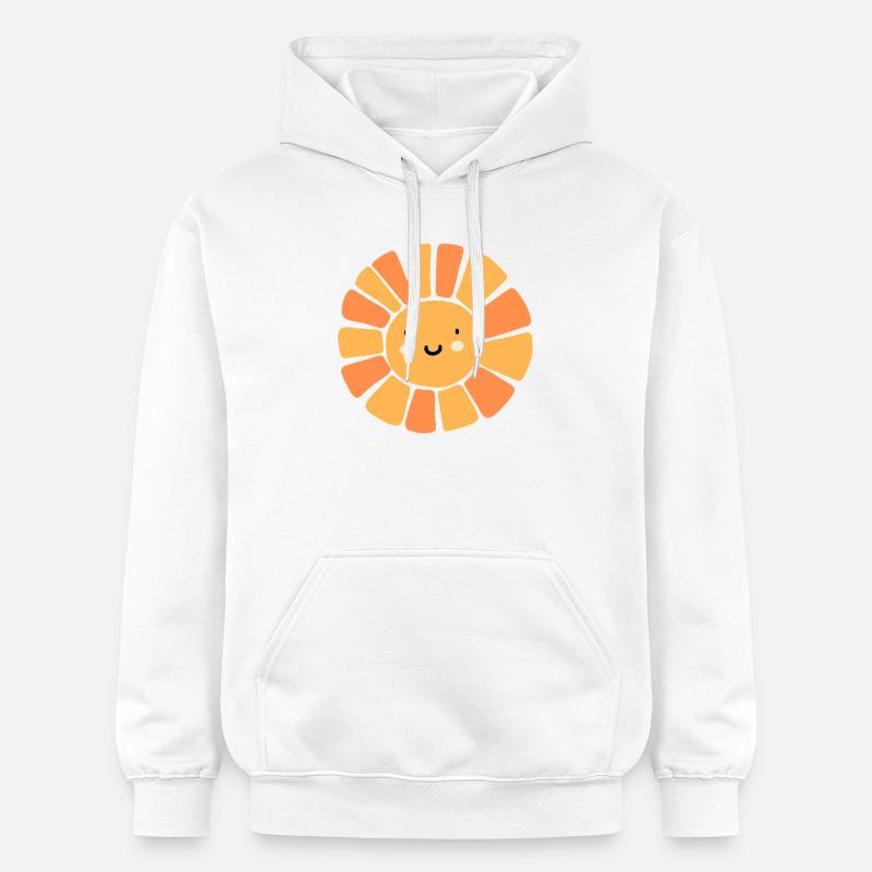 Kawaii Sun - Gildan Unisex Softstyle® Midweight Hoodie - white