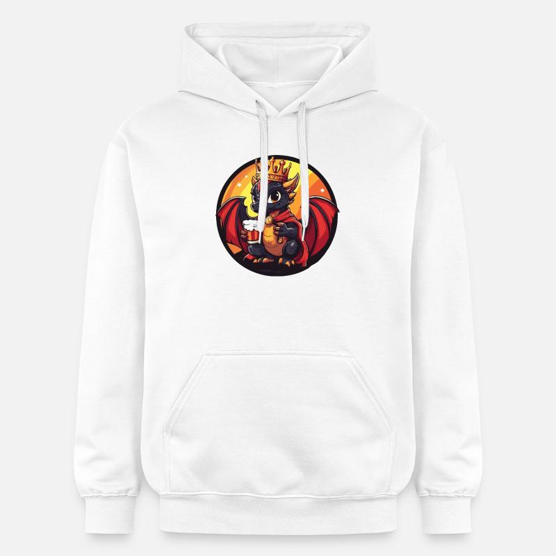 Dragon Beer Drôle - Sweat à capuche Softstyle® Gildan Unisexe - blanc