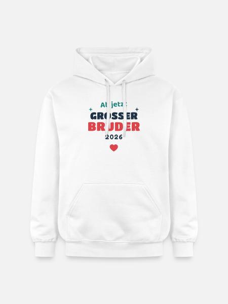 Einschulung 2026 Bruder - Schulkind Geschenk Schul - Gildan Unisex Softstyle® Midweight Hoodie - Weiß