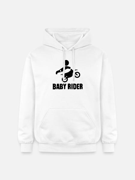 Baby Rider  - Gildan Unisex Softstyle® Midweight Hoodie - Weiß
