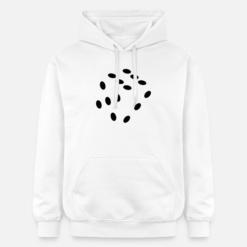 Dés, dés. Jeu, jeu, argent - Sweat à capuche Softstyle® Gildan Unisexe - blanc