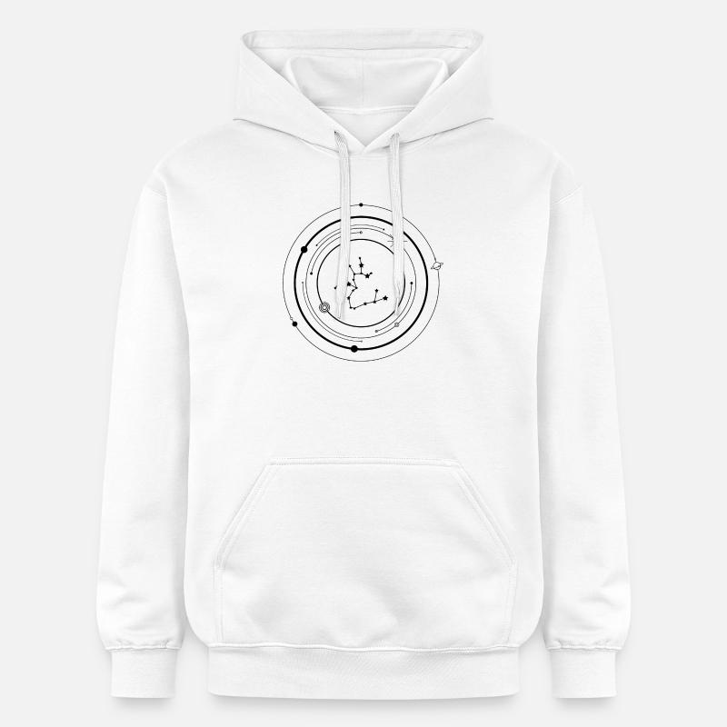 Zodiaque du Sagittaire - Sweat à capuche Softstyle® Gildan Unisexe - blanc