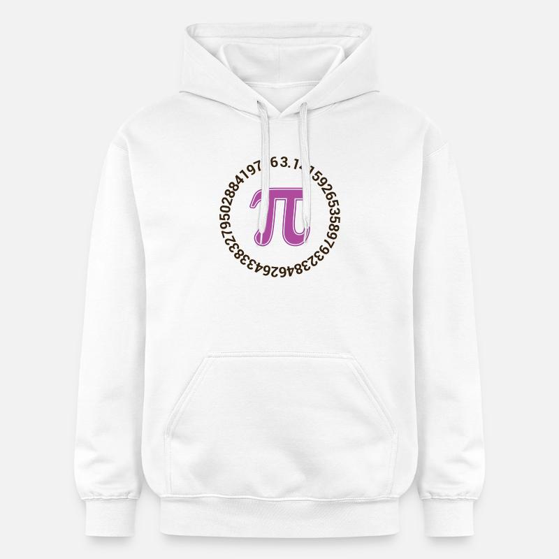 Pi Day - Bonne journée Pi - Sweat à capuche Softstyle® Gildan Unisexe - blanc