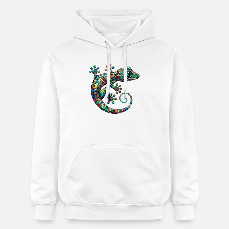 Gecko - Sweat à capuche Softstyle® Gildan Unisexe - blanc