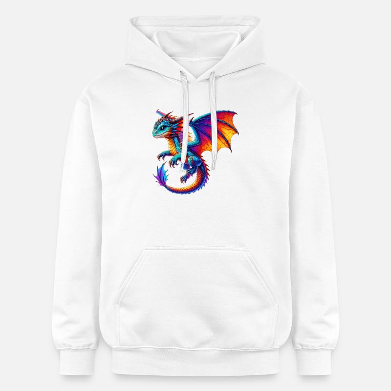 Dragon - Sweat à capuche Softstyle® Gildan Unisexe - blanc