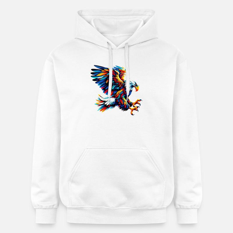 Aigle - Sweat à capuche Softstyle® Gildan Unisexe - blanc