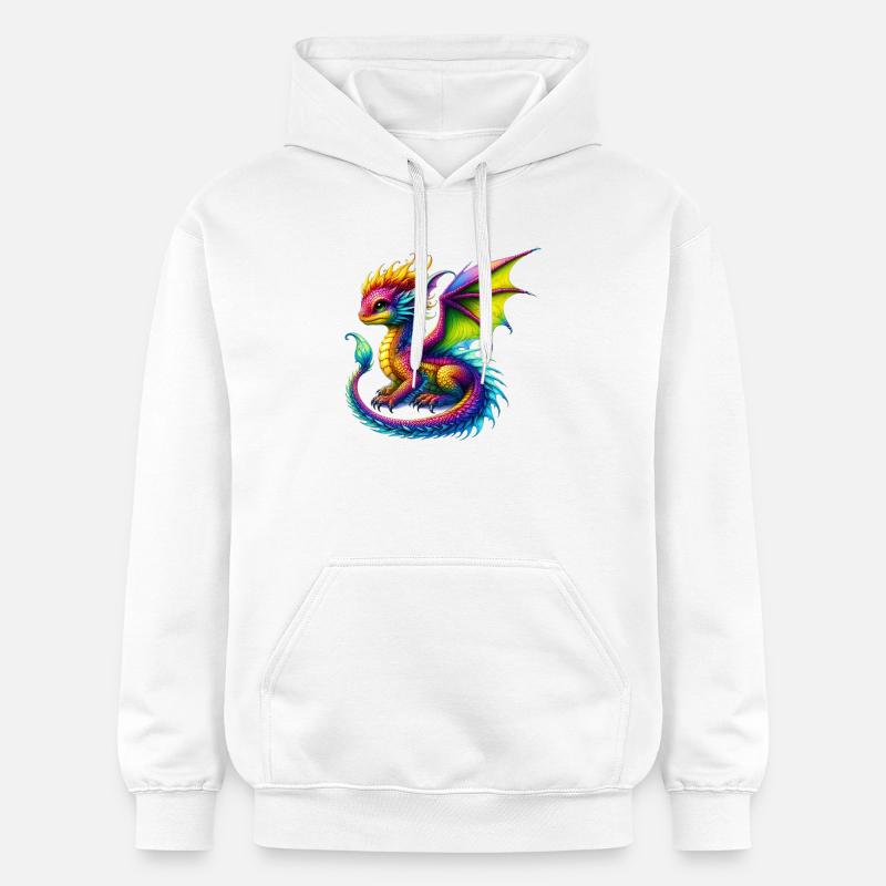 Dragon - Sweat à capuche Softstyle® Gildan Unisexe - blanc