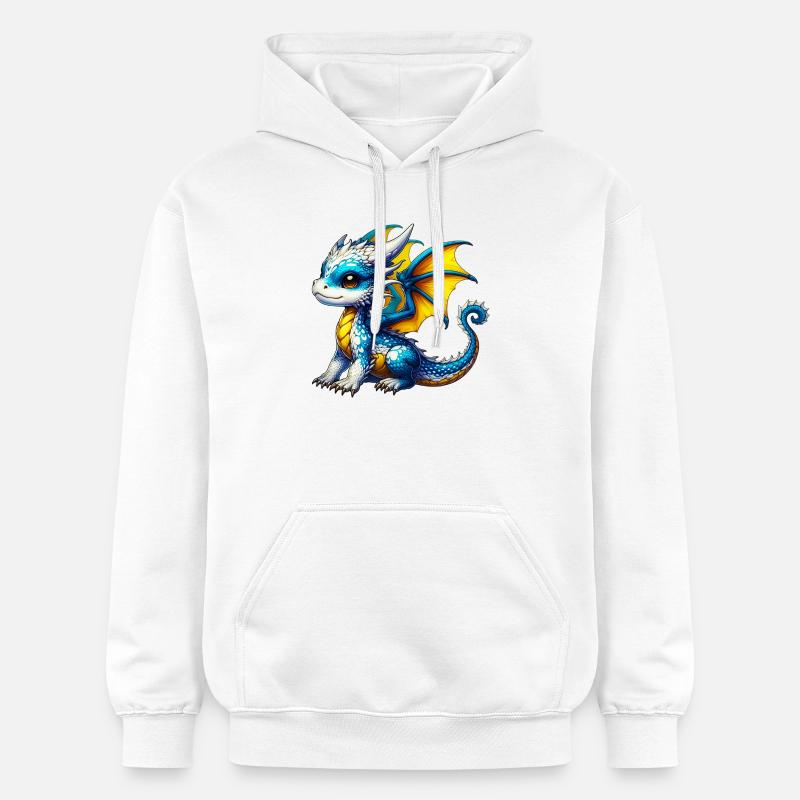 Dragon - Sweat à capuche Softstyle® Gildan Unisexe - blanc