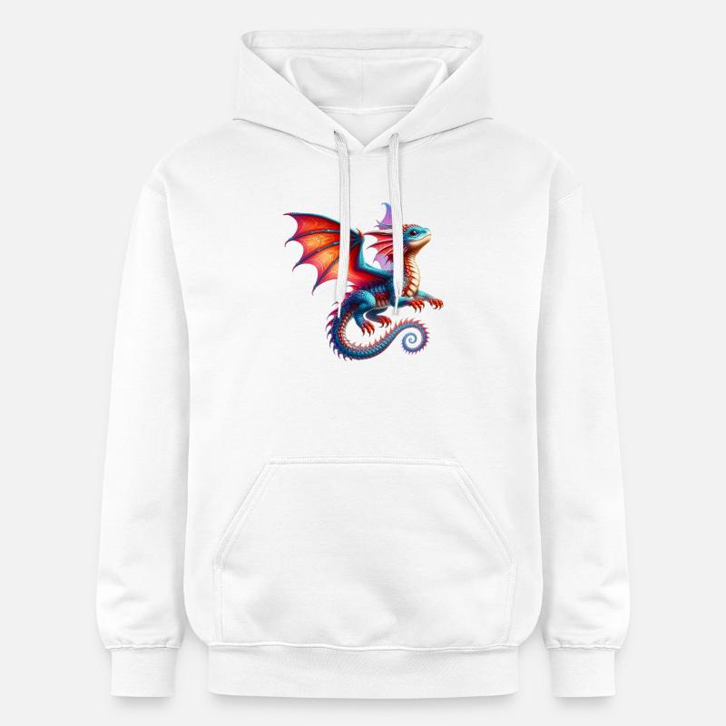 Dragon - Sweat à capuche Softstyle® Gildan Unisexe - blanc