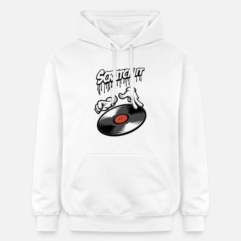 Scratch it - Sweat à capuche Softstyle® Gildan Unisexe - blanc